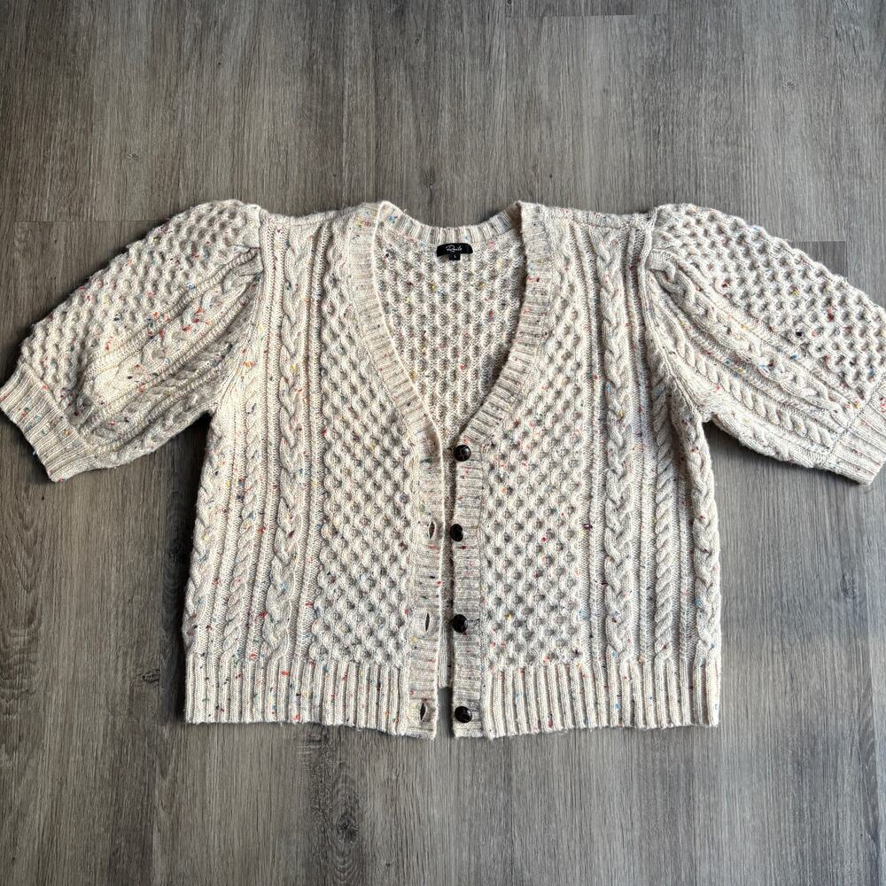 Rails Isla Cardigan Cream Confetti Large - Picture 3 of 10